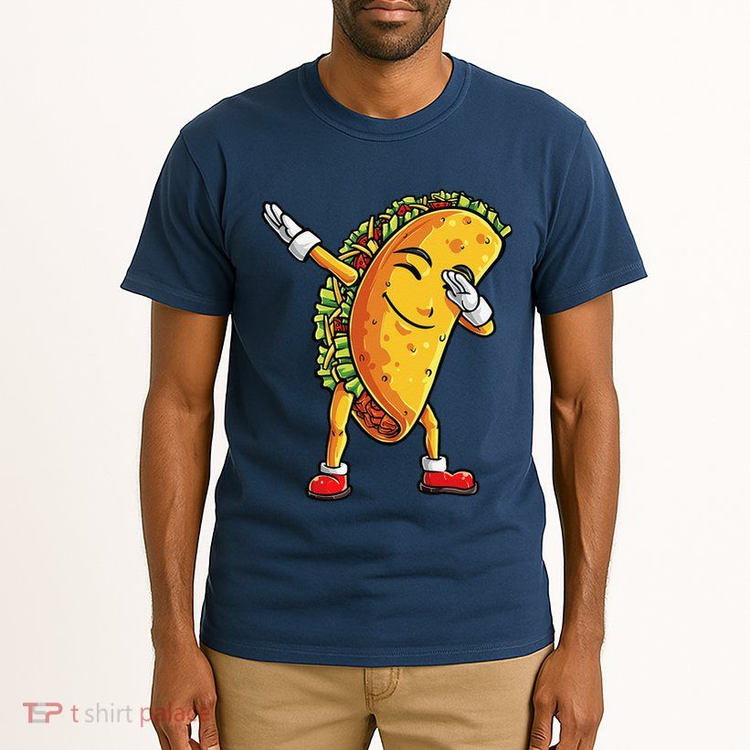Dabbing Taco Cinco De Mayo Funny Mexican Food Dab Tall T-Shirt