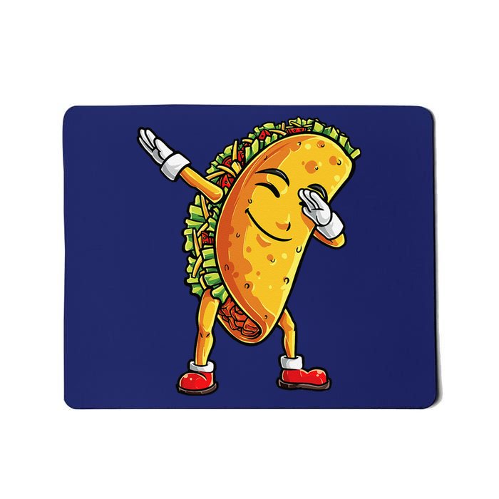 Dabbing Taco Cinco De Mayo Funny Mexican Food Dab Mousepad