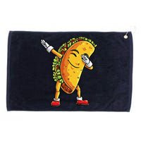 Dabbing Taco Cinco De Mayo Funny Mexican Food Dab Grommeted Golf Towel