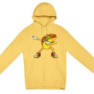 Dabbing Taco Cinco De Mayo Funny Mexican Food Dab Premium Pullover Hoodie