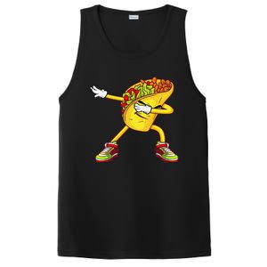 Dabbing Taco Cinco De Mayo Funny Mexican Food Dab PosiCharge Competitor Tank