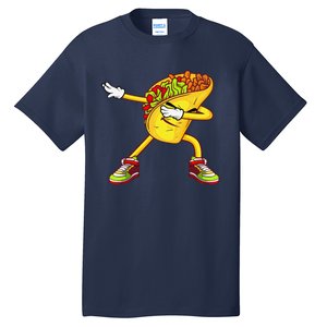 Dabbing Taco Cinco De Mayo Funny Mexican Food Dab Tall T-Shirt