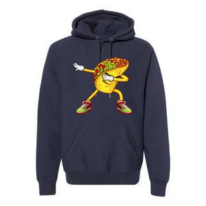 Dabbing Taco Cinco De Mayo Funny Mexican Food Dab Premium Hoodie