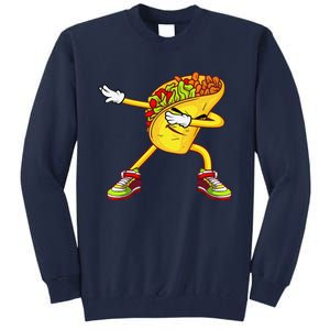 Dabbing Taco Cinco De Mayo Funny Mexican Food Dab Tall Sweatshirt