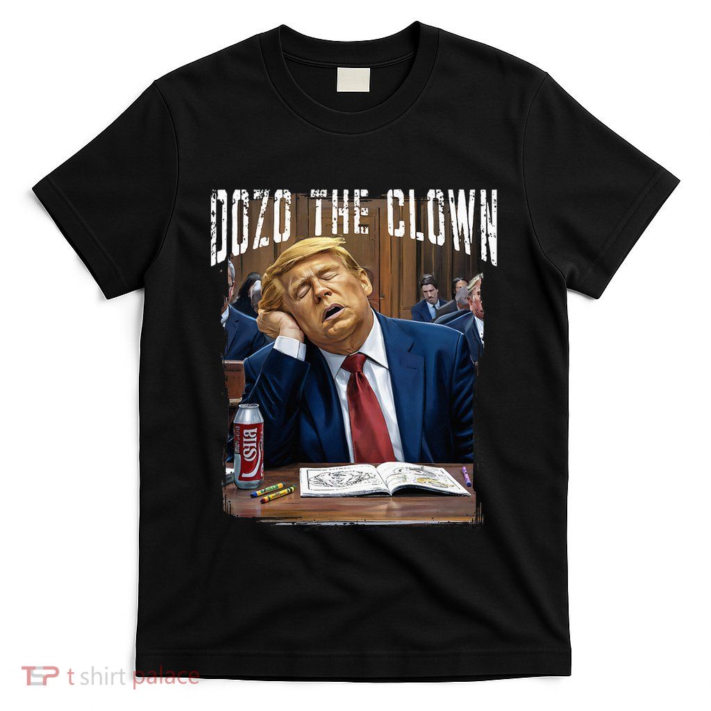 Dozo The Clown Donald Trump Sleeping At Trial T-Shirt