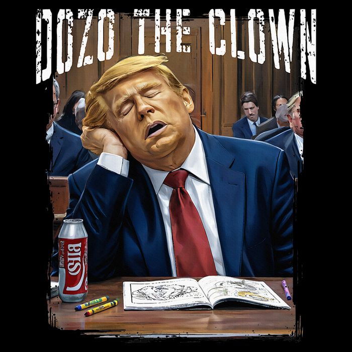 Dozo The Clown Donald Trump Sleeping At Trial Impact Tech Backpack