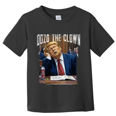 Dozo The Clown Donald Trump Sleeping At Trial Toddler T-Shirt
