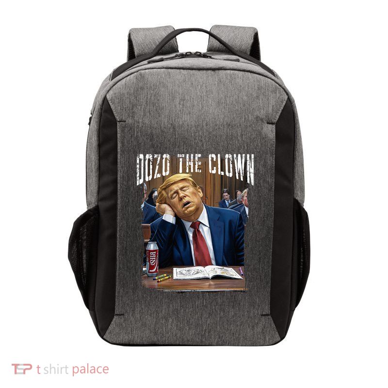 Dozo The Clown Donald Trump Sleeping At Trial Vector Backpack
