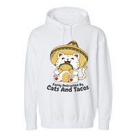 Dabbing Taco Cinco De Mayo Funny Mexican Food Dab Essential Garment-Dyed Fleece Hoodie