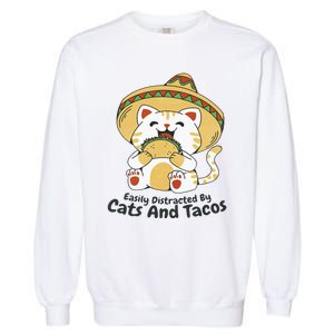 Dabbing Taco Cinco De Mayo Funny Mexican Food Dab Essential Garment-Dyed Sweatshirt