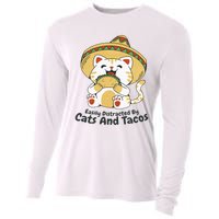 Dabbing Taco Cinco De Mayo Funny Mexican Food Dab Essential Cooling Performance Long Sleeve Crew