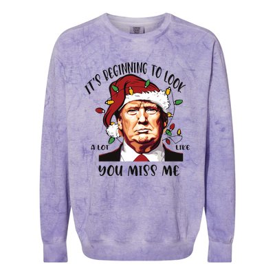 Donald Trump Christmas Colorblast Crewneck Sweatshirt