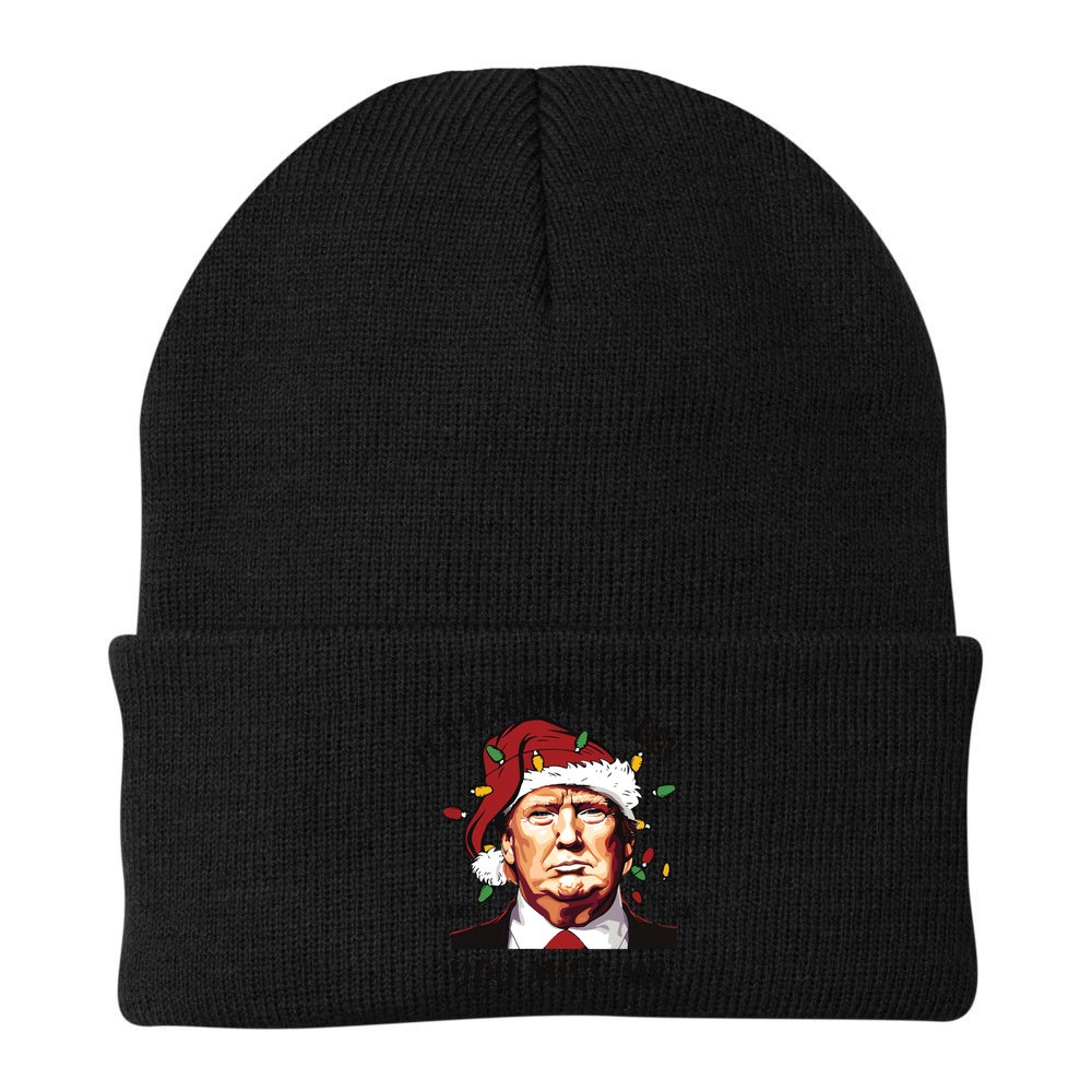 Donald Trump Christmas Beanie