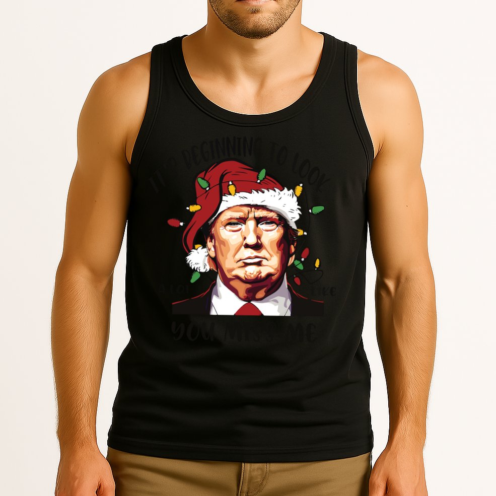 Donald Trump Christmas Tank Top