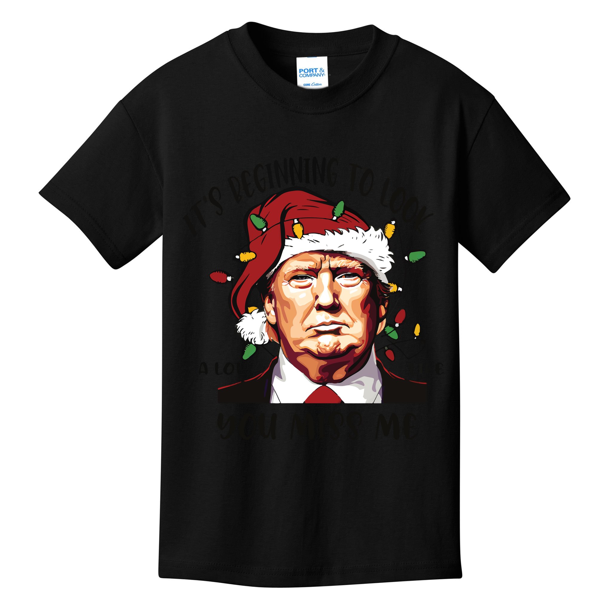 Donald Trump Christmas Kids T-Shirt