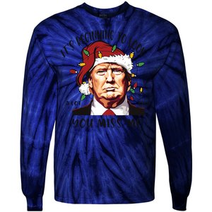 Donald Trump Christmas Tie-Dye Long Sleeve Shirt