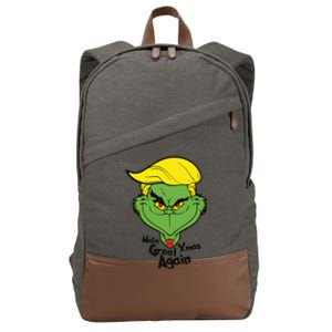 Donald Trump Christmas Cotton Canvas Backpack