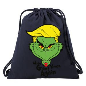 Donald Trump Christmas Drawstring Bag