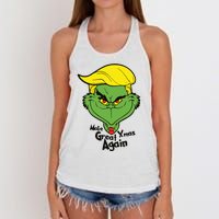 Donald Trump Christmas Women's Knotted Racerback Tank