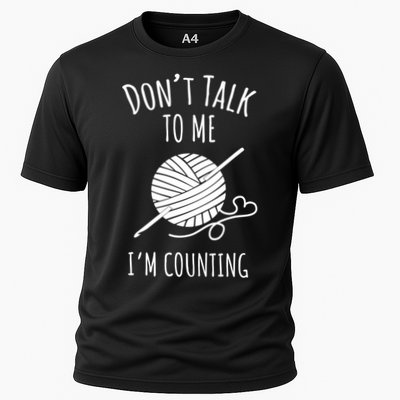 Don't Talk Counting Crochet TShirt Crocheting Gift TShirt Performance Shirt