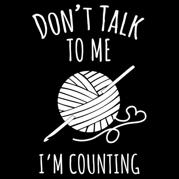 Don't Talk Counting Crochet TShirt Crocheting Gift TShirt Tall T-Shirt