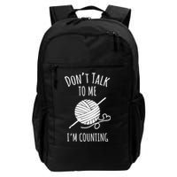 Don't Talk Counting Crochet TShirt Crocheting Gift TShirt Backpack