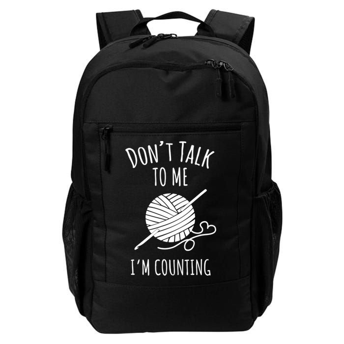 Don't Talk Counting Crochet TShirt Crocheting Gift TShirt Backpack