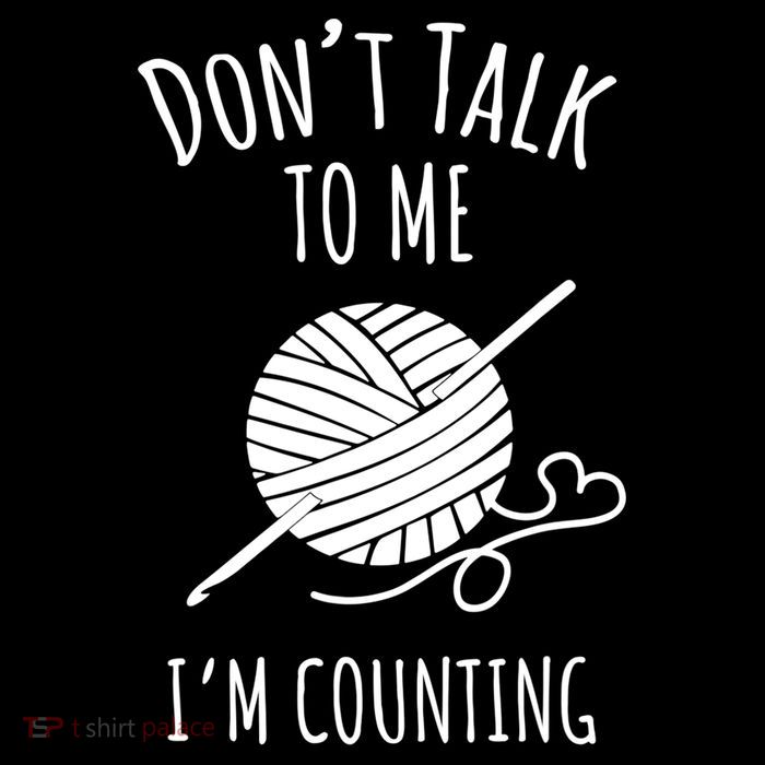 Don't Talk Counting Crochet TShirt Crocheting Gift TShirt Sustainable Bucket Hat