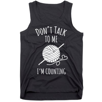 Don't Talk Counting Crochet TShirt Crocheting Gift TShirt Tank Top