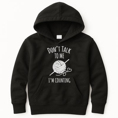 Don't Talk Counting Crochet TShirt Crocheting Gift TShirt Kids Hoodie