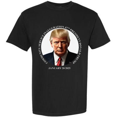 Donald Trump Community Service Inauguration Garment-Dyed Heavyweight T-Shirt