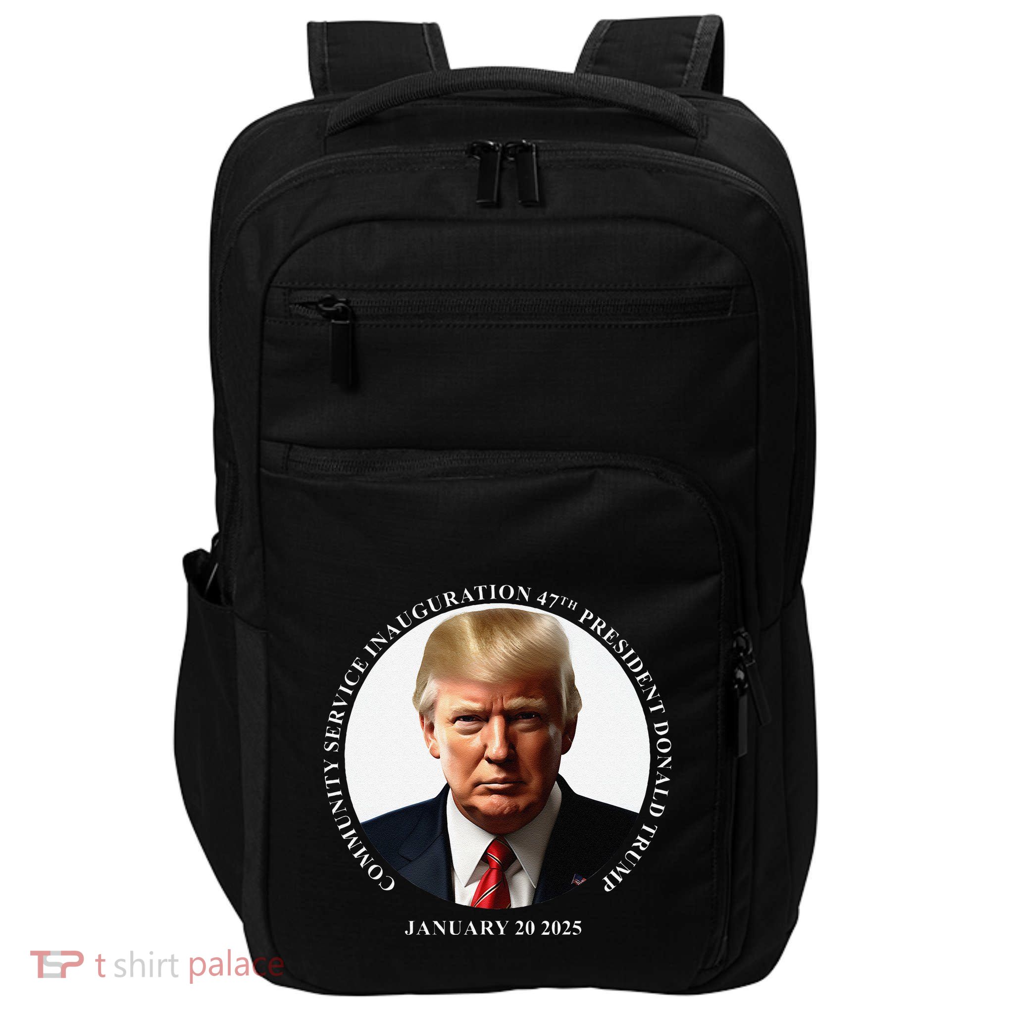 Donald Trump Community Service Inauguration Impact Tech Backpack