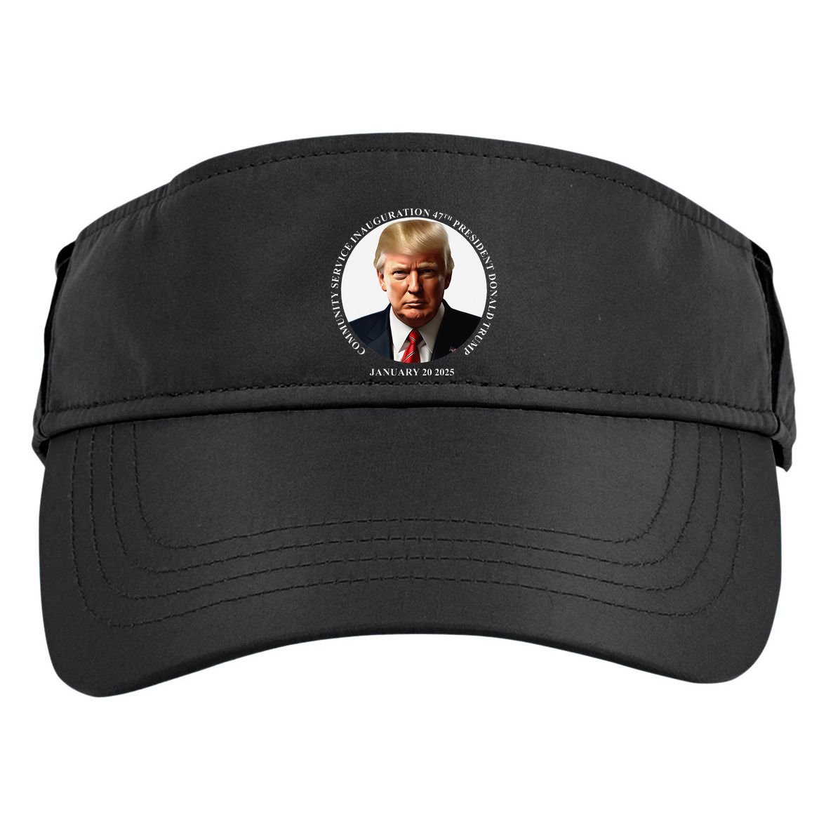 Donald Trump Community Service Inauguration Adult Drive Performance Visor