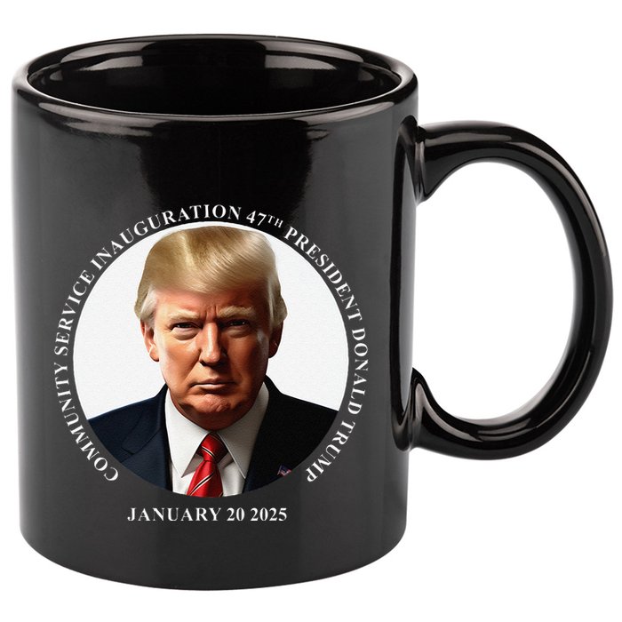 Donald Trump Community Service Inauguration 11oz C Handle Ceramic Mug