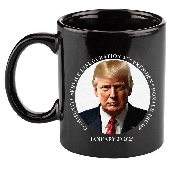 Donald Trump Community Service Inauguration 11oz C Handle Ceramic Mug