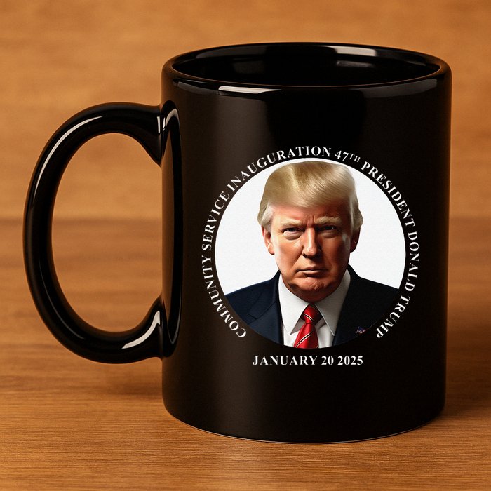 Donald Trump Community Service Inauguration 11oz C Handle Ceramic Mug