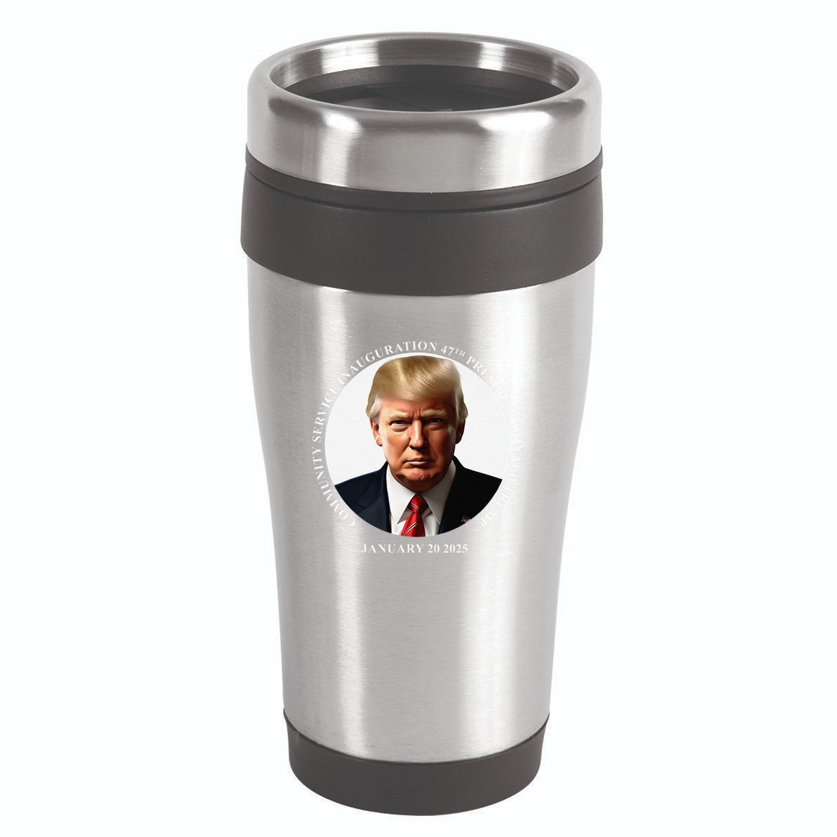 Donald Trump Community Service Inauguration 16oz Travel Tumbler