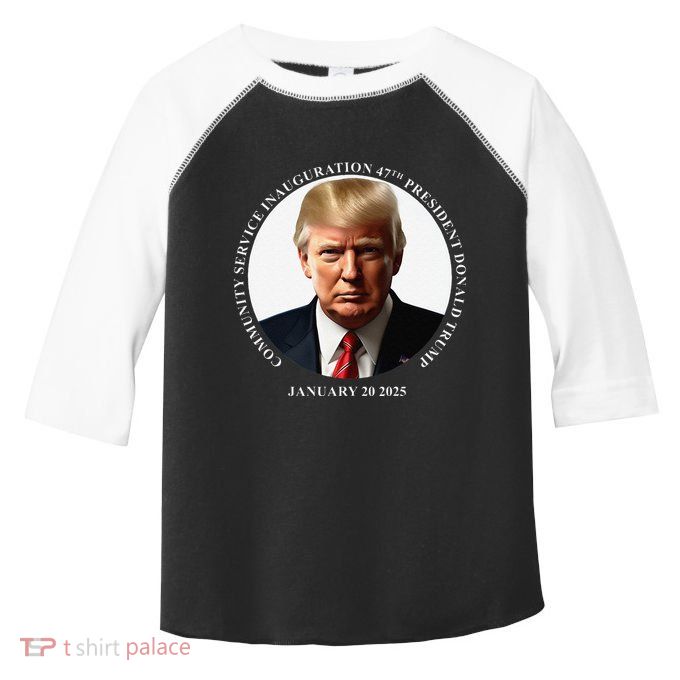 Donald Trump Community Service Inauguration Toddler Fine Jersey T-Shirt
