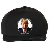 Donald Trump Community Service Inauguration Wool Snapback Cap