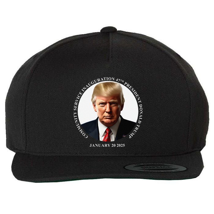 Donald Trump Community Service Inauguration Wool Snapback Cap