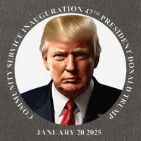 Donald Trump Community Service Inauguration Cotton Canvas Backpack