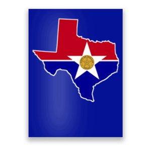 Dallas Texas City Flag Gift Poster