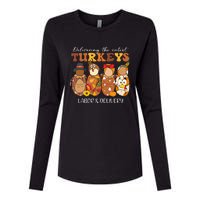 Delivering The Cutest Turkeys Labor & Delivery Thanksgiving Womens Cotton Relaxed Long Sleeve T-Shirt