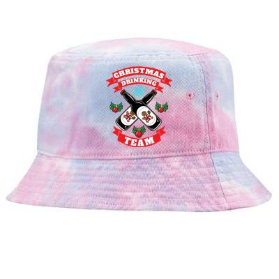 Drinking Team Chirstmas Tie-Dyed Bucket Hat