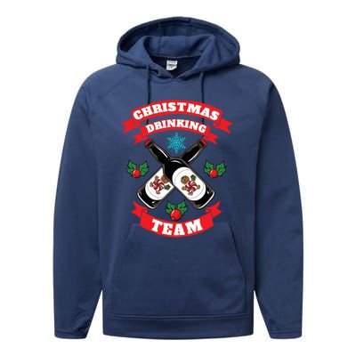 Drinking Team Chirstmas Performance Fleece Hoodie