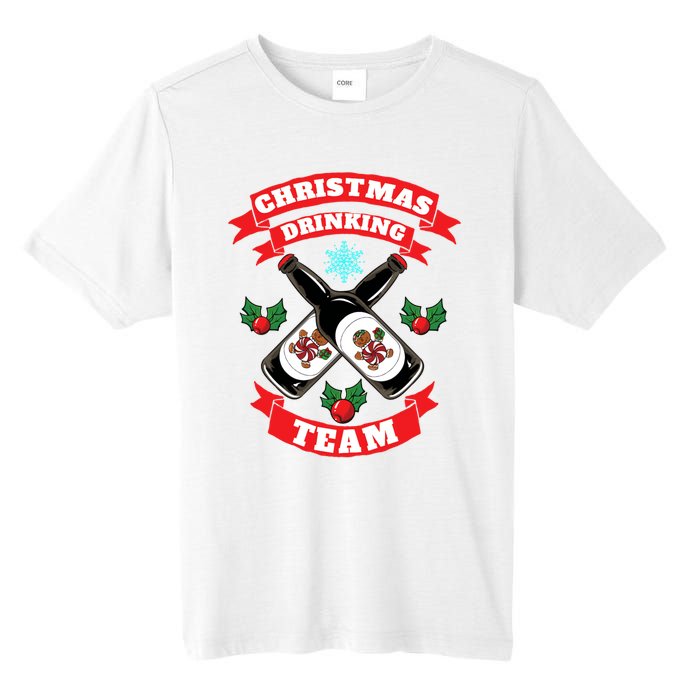 Drinking Team Chirstmas Tall Fusion ChromaSoft Performance T-Shirt