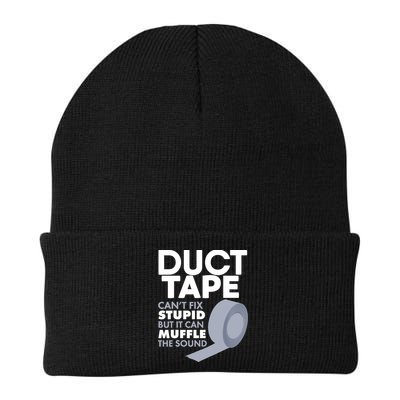 Duct Tape Can't Fix Stupid But Can Muffle The Sound Beanie