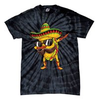 Dabbing Taco Cinco De Mayo Men Mexican Food Sombrero Tie-Dye T-Shirt