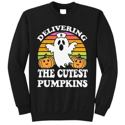 Delivering The Cutest Pumpkins Labor And Delivery Halloween Sweatshirt