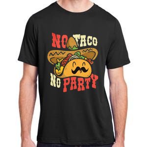 Dabbing Taco Cinco De Mayo Funny Mexican Food Dab Essential Adult ChromaSoft Performance T-Shirt